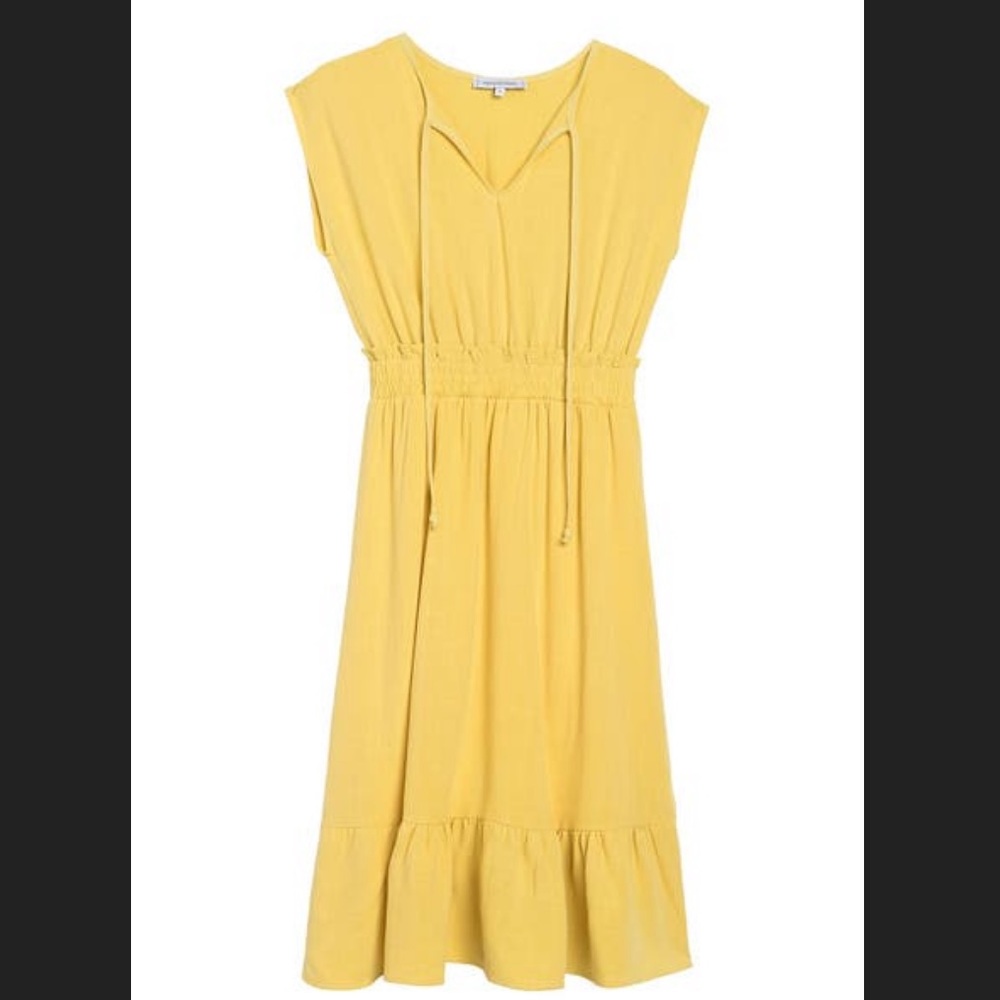 Vanity Room yellow Sleeveless V-Neck Dress
